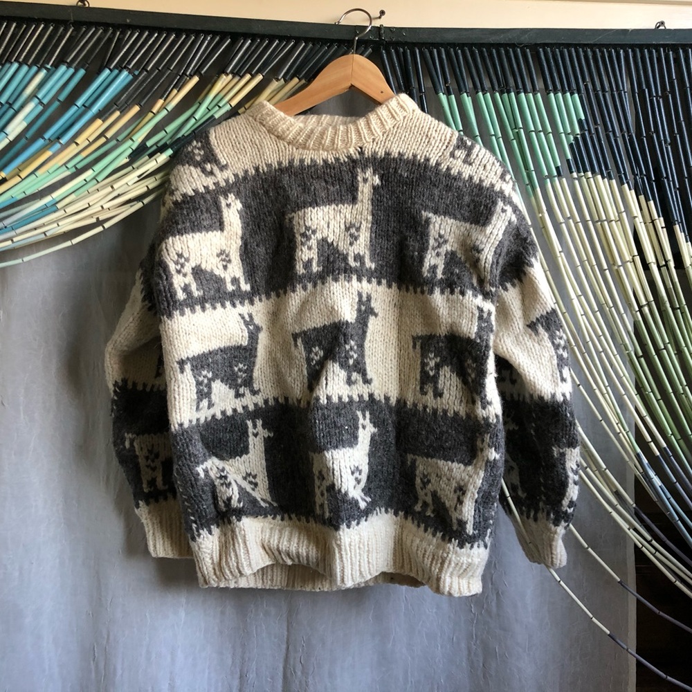 Vintage alpaca wool sweater